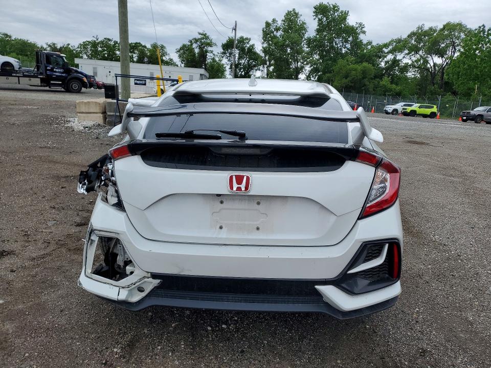 2020 Honda Civic VIN SHHFK7H65LU421819 COPART salvage auction — FRONT END, Md - Cert Of Salvage > 75% Damage, sold $850 on 2026-07-30 (photo 6)