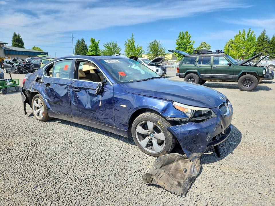 2004 BMW 5er VIN WBANA73554B065100 COPART salvage auction — REAR END, Or - Salvage Title Certificate, sold $325 on 2026-07-28 (photo 4)
