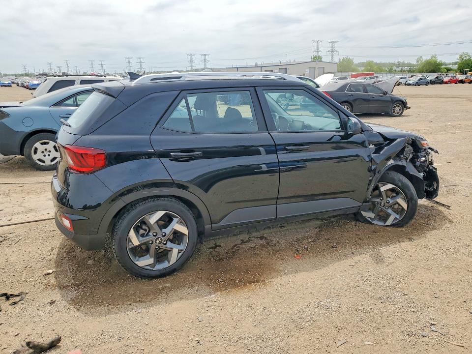 2022 Hyundai Venue VIN KMHRC8A35NU163275 COPART salvage auction — FRONT END, Il - Salvage Certificate, sold $2,850 on 2026-07-07 (photo 3)