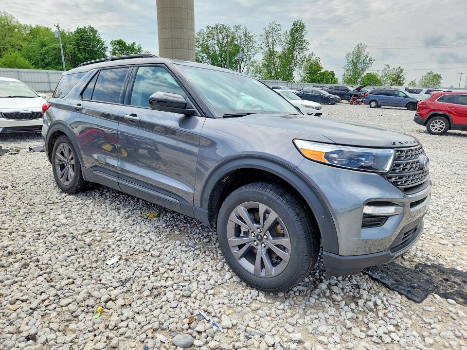 2023 Ford Explorer VIN 1FMSK8DH7PGC33050 COPART salvage auction — SIDE, Mi - Cert Of Title-Salvage Vehicle, sold $8,000 on 2026-07-30 (photo 4)