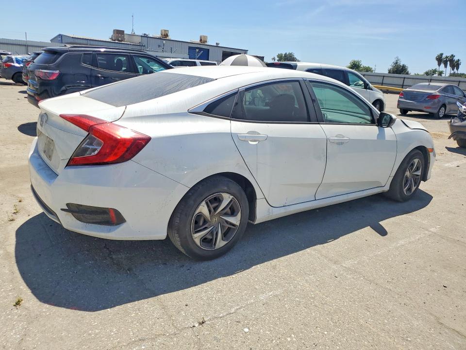 2020 Honda Civic VIN 19XFC2F60LE201112 COPART salvage auction — FRONT END, Ca - Salvage Certificate, sold $3,350 on 2026-07-10 (photo 3)