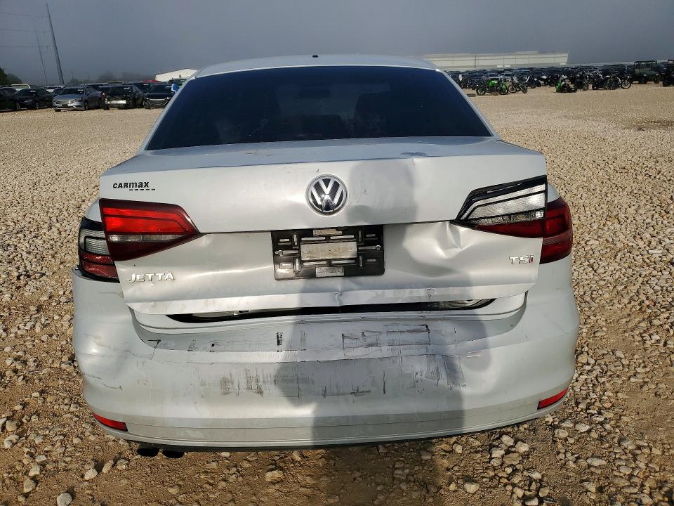 2017 Volkswagen Jetta VIN 3VW167AJ4HM389217 COPART salvage auction — REAR END, Tx - Salvage Vehicle Title, sold $375 on 2026-07-09 (photo 6)