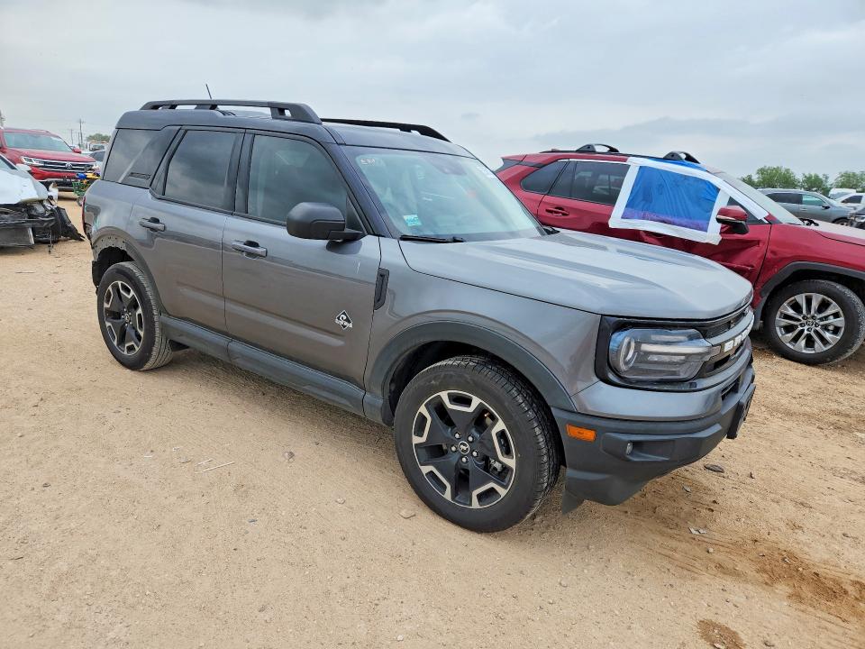 2022 Ford Bronco VIN 3FMCR9C6XNRD17715 COPART salvage auction — REAR END, Tx - Salvage Vehicle Title, sold $7,800 on 2026-07-30 (photo 4)