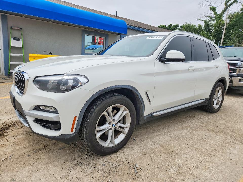 2019 BMW X3 VIN 5UXTR9C58KLD90430 COPART salvage auction — HAIL, Ks - Cert Of Title-Salvage, sold $7,900 on 2026-07-08 (photo 1)