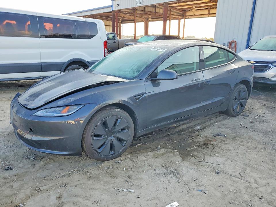2025 Tesla VIN 5YJ3E1EA7SF030493 COPART salvage auction — FRONT END, Fl - Cert Of Title Slvg Rebuildable, sold $10,500 on 2026-07-10 (photo 1)
