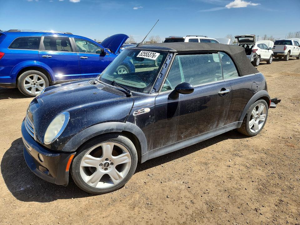 2008 Mini Cooper VIN WMWRH33558TU81041 COPART salvage auction — VANDALISM, Ab - Bos - Active, sold $2,550 on 2026-07-28 (photo 1)