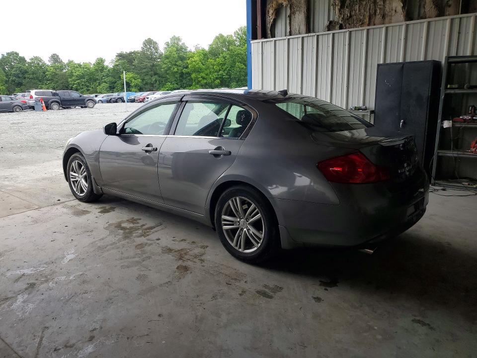 2011 Infiniti G VIN JN1DV6AR7BM653068 COPART salvage auction — FRONT END, Nc - Salvage Certificate Of Title, sold $400 on 2026-07-15 (photo 2)