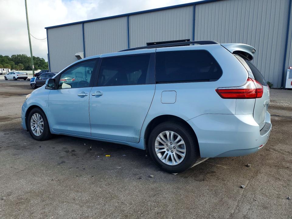 2015 Toyota Sienna VIN 5TDYK3DC4FS530027 COPART salvage auction — FRONT END, Fl - Cert Of Title Slvg Rebuildable, sold $5,000 on 2026-07-13 (photo 2)