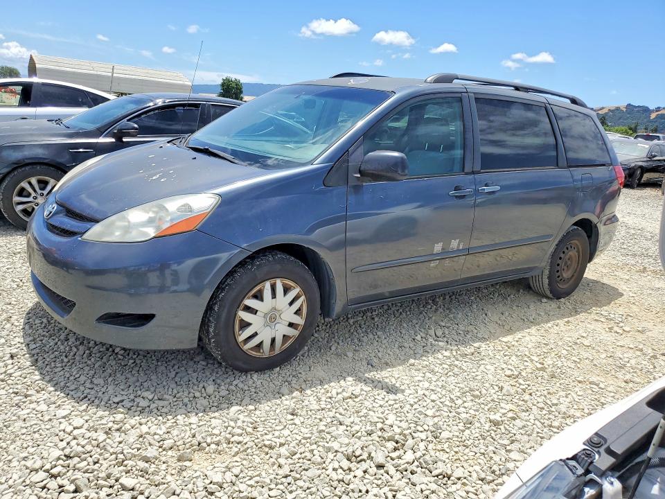 2008 Toyota Sienna VIN 5TDZK23C18S134267 COPART salvage auction — MINOR DENT/SCRATCHES, Ca - Dis/Dlr/Exp App For Dup Clean, sold $825 on 2026-07-21 (photo 1)
