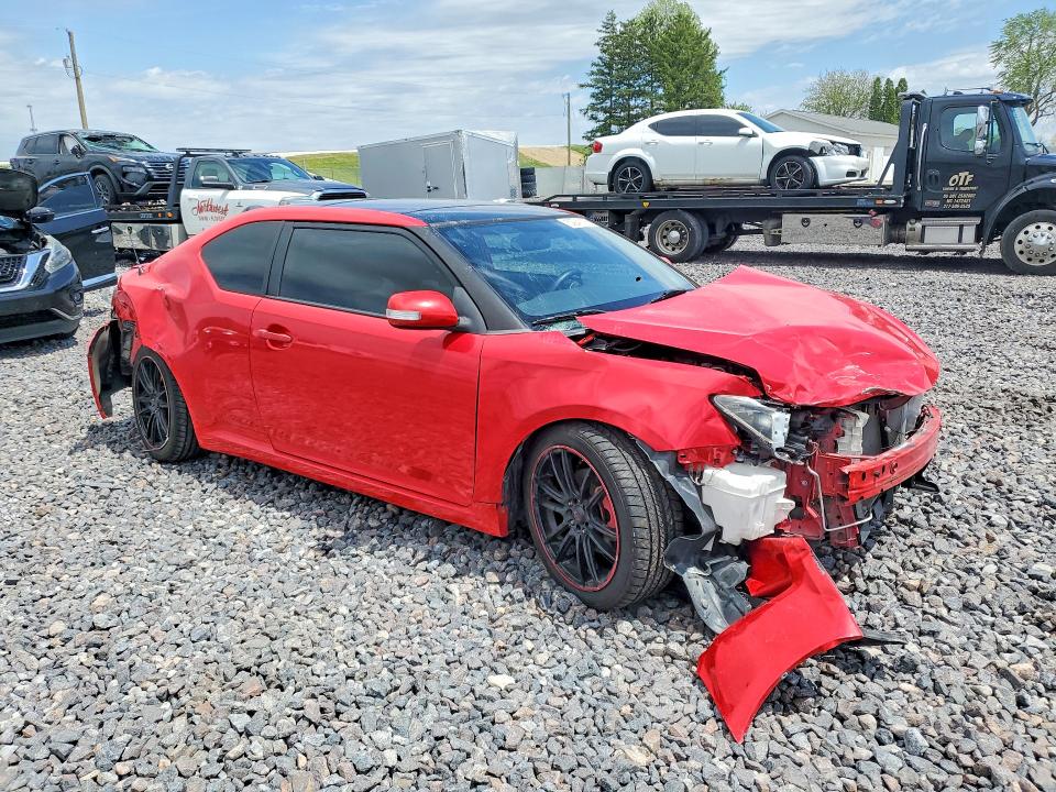 2015 Scion Tc VIN JTKJF5C70FJ002092 COPART salvage auction — FRONT END, In - Cert Of Title-Salvage Title, sold $1,350 on 2026-07-07 (photo 4)