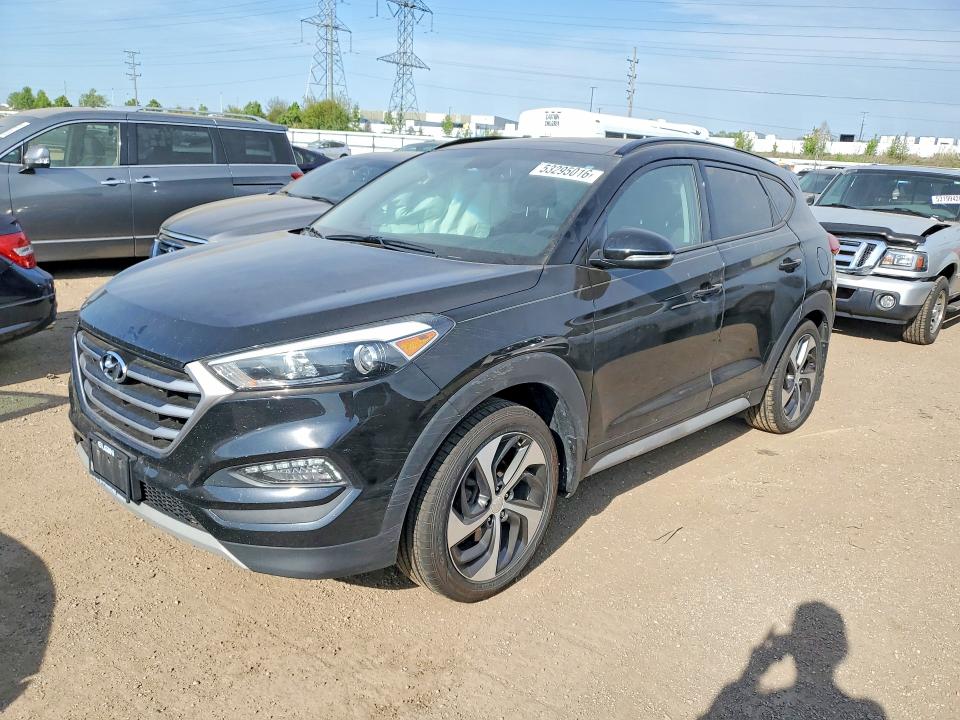 2018 Hyundai Tucson VIN KM8J3CA26JU646243 — COPART salvage auction photo