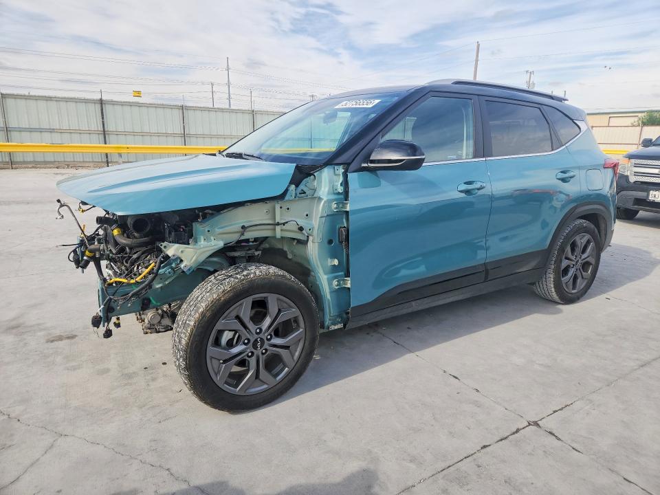 2024 Kia Seltos VIN KNDEU2AA3R7493738 COPART salvage auction — FRONT END, Tx - Salvage Vehicle Title, sold $8,700 on 2026-07-10 (photo 1)