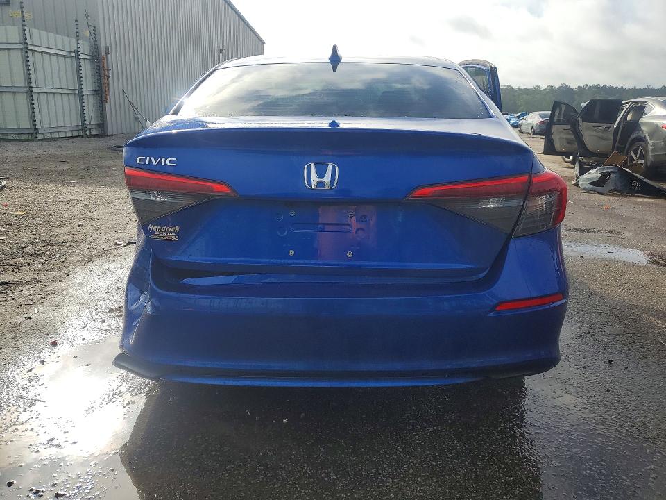 2022 Honda Civic VIN 2HGFE1F77NH307224 COPART salvage auction — SIDE, Sc - Cert Of Title-Salvage, sold $4,950 on 2026-07-20 (photo 6)