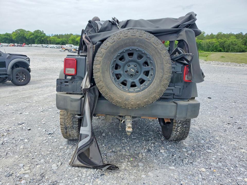 2013 Jeep Wrangler / VIN 1C4AJWAG1DL666126 COPART salvage auction — ROLLOVER, Ga - Cert Of Title-Salvage, sold $3,100 on 2026-07-09 (photo 6)