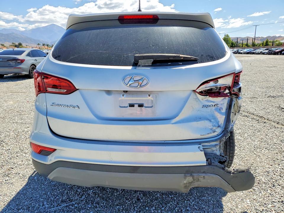 2018 Hyundai VIN 5XYZT3LB7JG568142 COPART salvage auction — REAR END, Ca - Salvage Certificate, sold $2,950 on 2026-07-15 (photo 6)