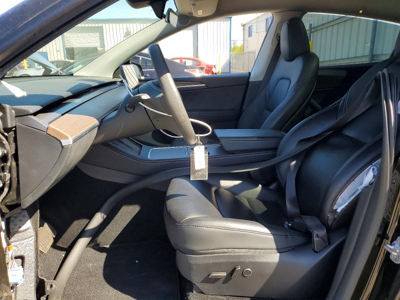 2024 Tesla Model y VIN 7SAYGDEEXRF115135 COPART salvage auction — SIDE, Ca - Salvage Certificate, sold $13,400 on 2026-07-31 (photo 7)