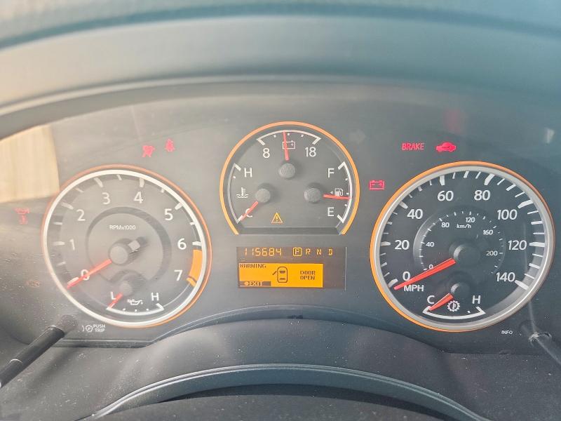2015 Nissan Armada VIN 5N1BA0ND4FN604918 COPART salvage auction — FRONT END, Tx - Salvage Vehicle Title, sold $950 on 2026-07-09 (photo 9)