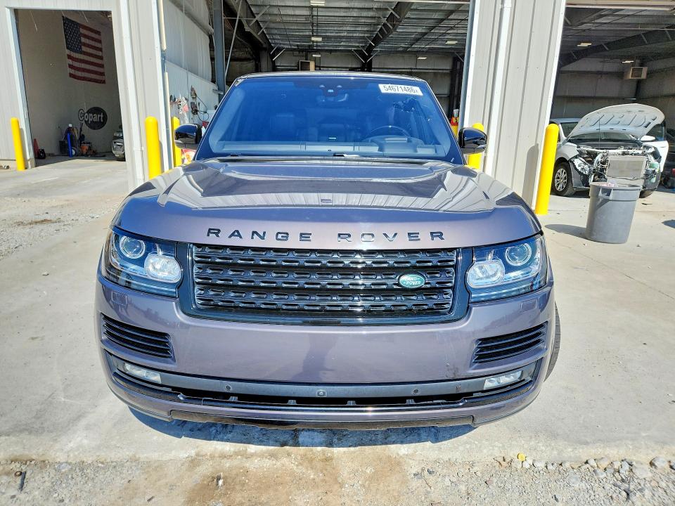 2017 Land rover RANGE ROVER VIN SALGS5FE8HA367302 COPART salvage auction — REAR END, Ne - Cert Of Title-Salvage, sold $4,550 on 2026-07-14 (photo 5)