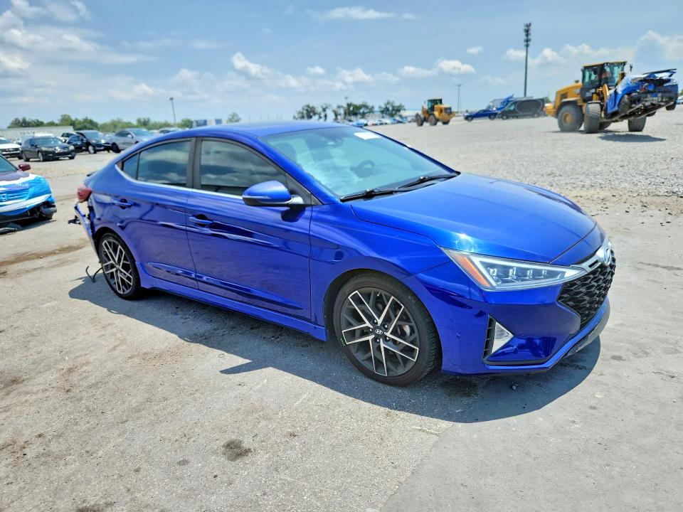 2020 Hyundai VIN KMHD04LB0LU041775 COPART salvage auction — REAR END, Fl - Certificate Of Destruction, sold $3,150 on 2026-07-13 (photo 4)