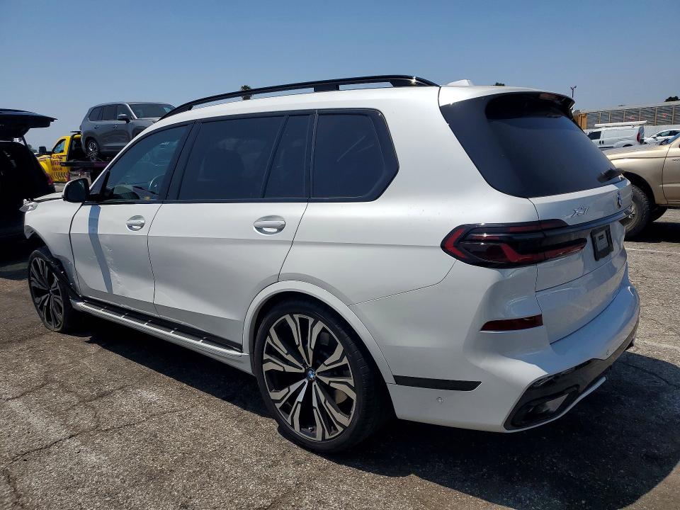 2025 BMW X7 VIN 5UX23EM01S9Z34687 COPART salvage auction — FRONT END, Ca - Salvage Certificate, sold $44,000 on 2026-07-24 (photo 2)