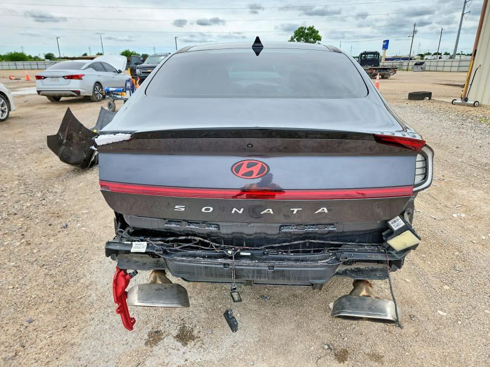 2021 Hyundai Sonata VIN 5NPEK4JC1MH127526 COPART salvage auction — REAR END, Tx - Salvage Vehicle Title, sold $5,600 on 2026-07-22 (photo 6)