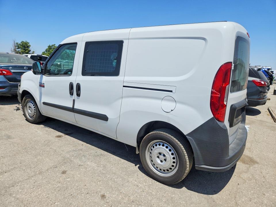 2021 Ram Promaster city VIN ZFBHRFAB2M6V39933 COPART salvage auction — FRONT END, Ca - Salvage Certificate, sold $2,100 on 2026-07-15 (photo 2)