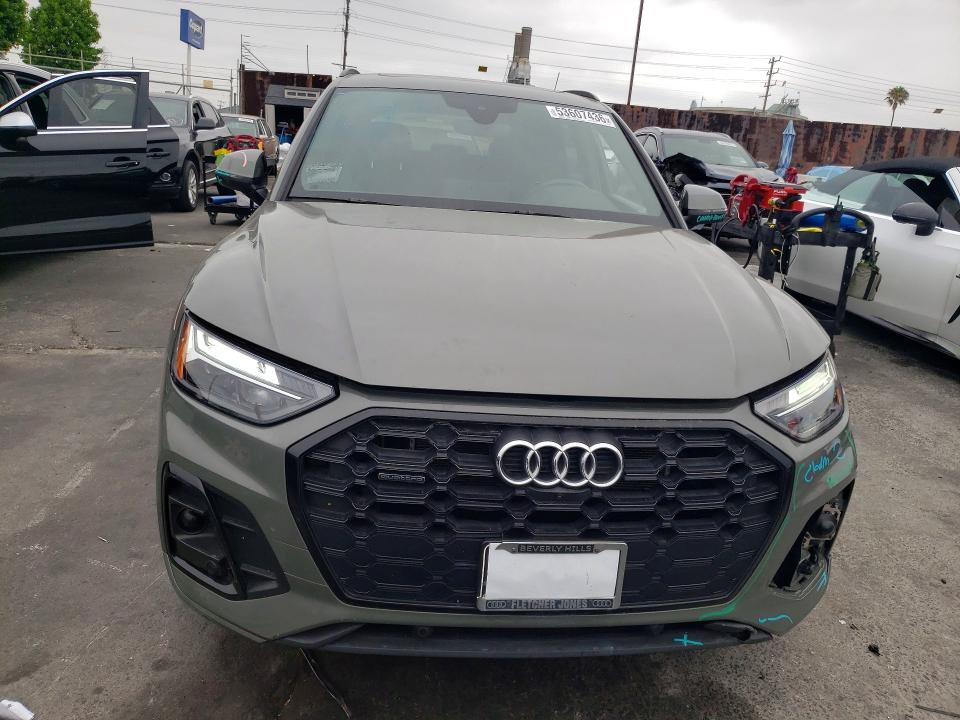 2023 Audi VIN WA1E2AFY9P2022042 COPART salvage auction — SIDE, Ca - Salvage Certificate, sold $19,400 on 2026-07-08 (photo 5)