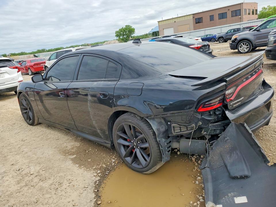 2021 Dodge Charger VIN 2C3CDXCT3MH608875 COPART salvage auction — REAR END, Mo - Salvage Certificate Of Title, sold $10,900 on 2026-07-09 (photo 2)