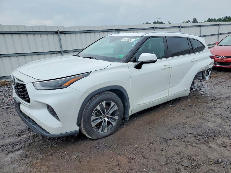 2023 Toyota Highlander VIN 5TDKDRAH2PS000501 COPART salvage auction — REAR END, Md - Certificate Of Title, sold $225 on 2026-07-29 (photo 1)