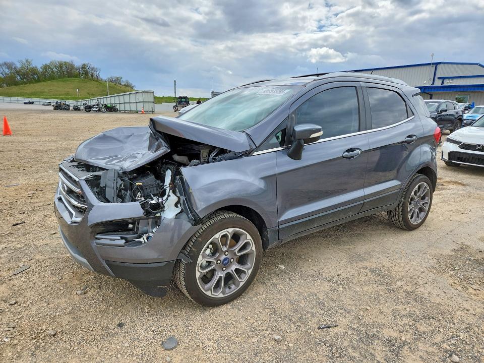 2021 Ford Ecosport VIN MAJ3S2KE1MC439570 COPART salvage auction — FRONT END, Salvage Title, sold $875 on 2026-07-14 (photo 1)