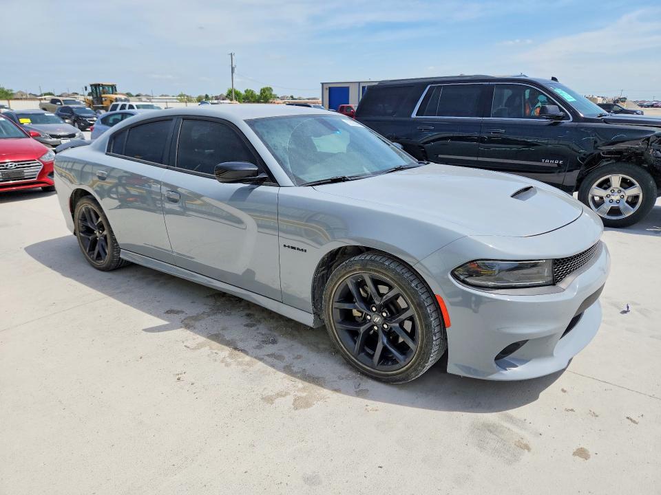 2022 Dodge Charger VIN 2C3CDXCT7NH157421 COPART salvage auction — HAIL, Tx - Certificate Of Title, sold $22,500 on 2026-09-11 (photo 4)