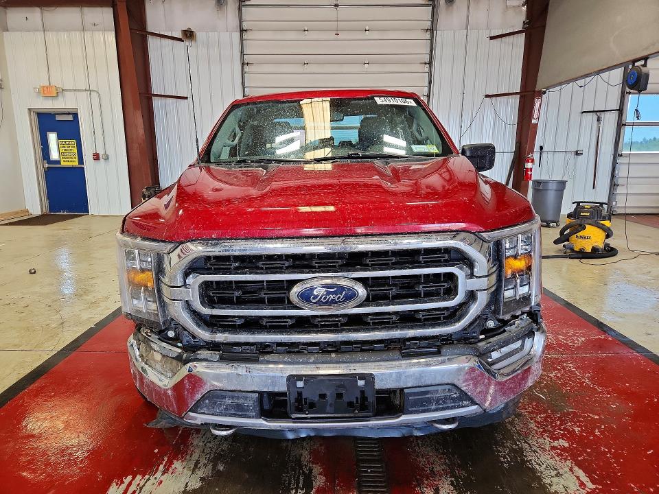 2021 Ford F-150 VIN 1FTEW1EPXMKE16566 COPART salvage auction — FRONT END, Ny - Mv-907A Salvage Certificate, sold $10,800 on 2026-07-02 (photo 5)