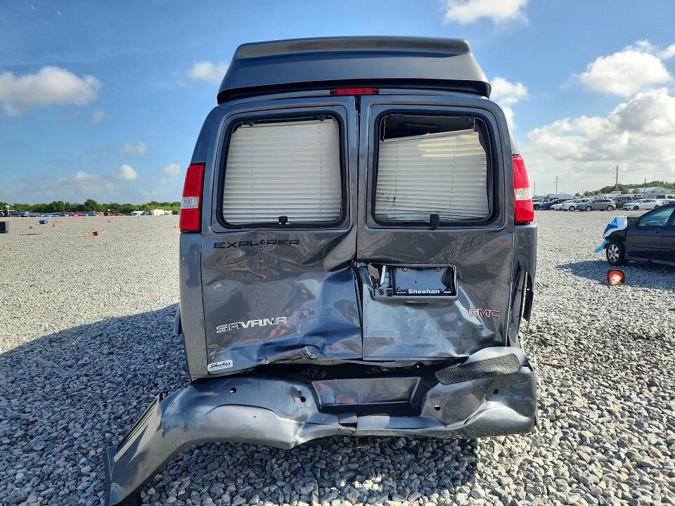 2023 Gmc Savana VIN 1GTW7BFP1P1215851 COPART salvage auction — FRONT END, Fl - Certificate Of Destruction, sold $11,100 on 2026-08-04 (photo 6)