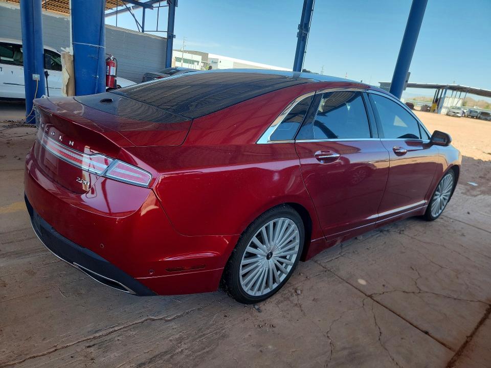 2017 Lincoln VIN 3LN6L5MU9HR607937 COPART salvage auction — PARTIAL REPAIR, Az - Cert Of Title - Salvage, sold $3,750 on 2026-07-02 (photo 3)