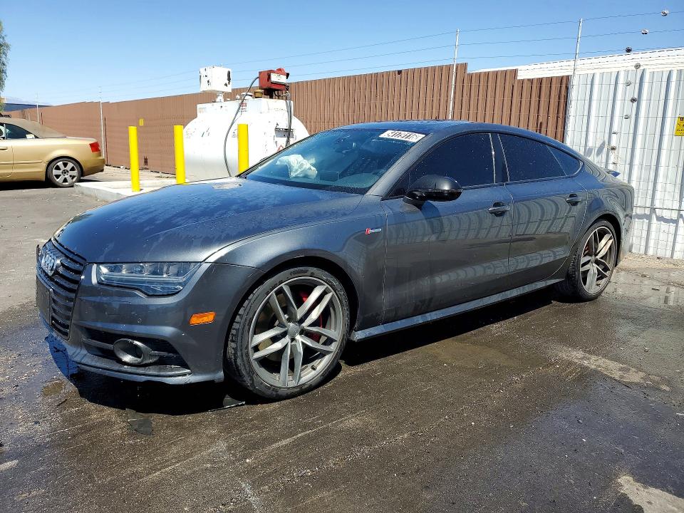 2018 Audi A7 VIN WAUW3AFC5JN001669 COPART salvage auction — FRONT END, Nv - Certificate Of Title, sold $1,900 on 2026-07-16 (photo 1)