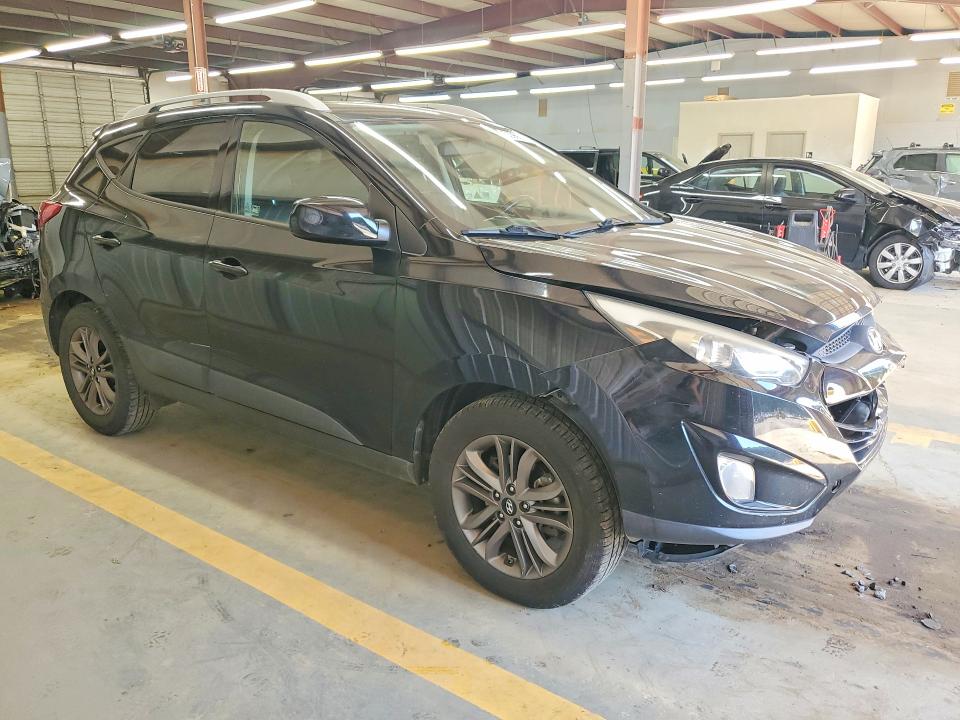 2014 Hyundai Tucson VIN KM8JU3AG3EU828237 COPART salvage auction — FRONT END, Nc - Salvage Certificate Of Title, sold $1,450 on 2026-07-15 (photo 4)