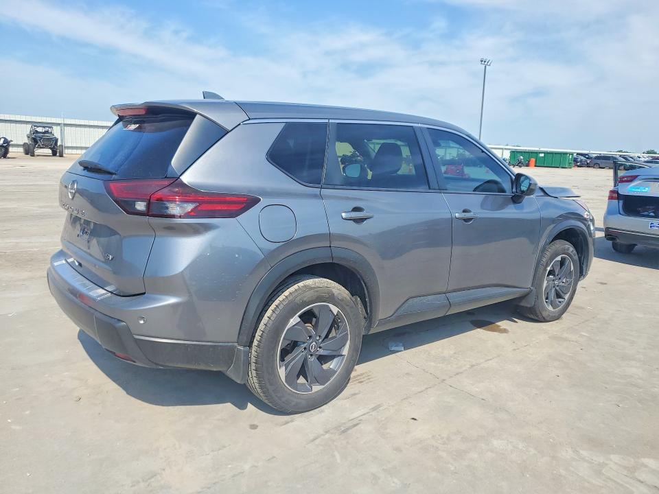 2024 Nissan Rogue VIN JN8BT3BA2RW350204 COPART salvage auction — FRONT END, Tx - Salvage Vehicle Title, sold $225 on 2026-07-23 (photo 3)