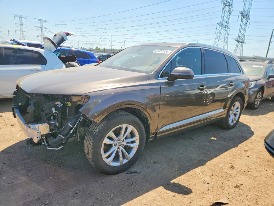 2018 Audi Q7 VIN WA1LHAF76JD028132 COPART salvage auction — FRONT END, Il - Salvage Certificate, sold $14,600 on 2026-07-07 (photo 1)