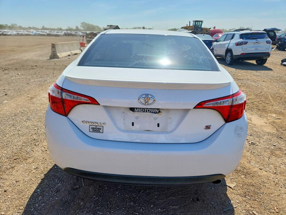 2016 Toyota Corolla VIN 2T1BURHE2GC663152 COPART salvage auction — FRONT END, Il - Salvage Certificate, sold $2,300 on 2026-07-02 (photo 6)