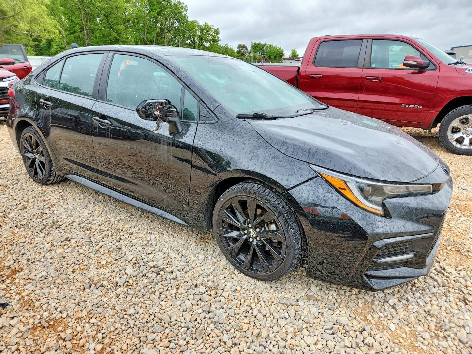 2022 Toyota Corolla VIN 5YFS4MCEXNP107646 COPART salvage auction — HAIL, MO - SALVAGE CERTIFICATE OF TITLE, sold $525 on 2026-07-27 (photo 4)