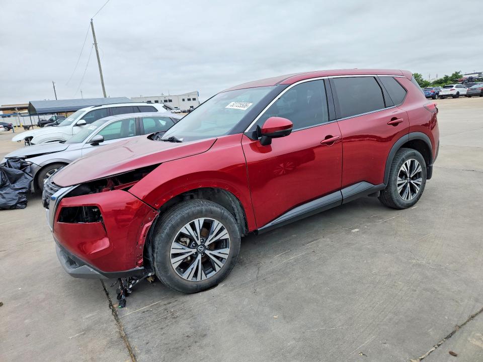 2021 Nissan Rogue VIN JN8AT3BA4MW003574 COPART salvage auction — FRONT END, TX - CERTIFICATE OF TITLE, sold $3,950 on 2026-07-23 (photo 1)