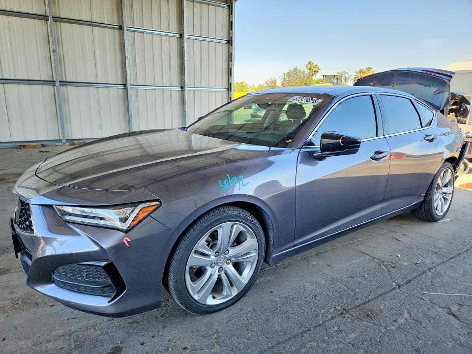 2023 Acura Tlx VIN 19UUB5F43PA000793 COPART salvage auction — REAR END, Ca - Salvage Certificate, sold $9,400 on 2026-07-02 (photo 1)