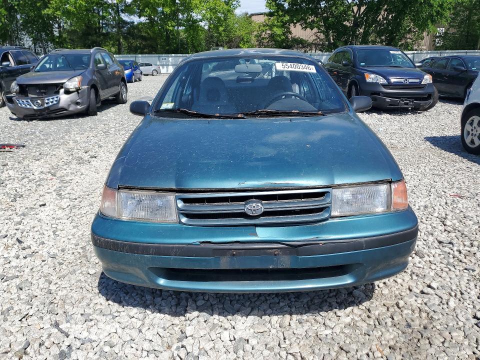 1994 Toyota Tercel VIN JT2EL43T4R0433384 COPART salvage auction — FRONT END, Co - Bill Of Sale-Parts Only, sold $375 on 2026-07-30 (photo 5)