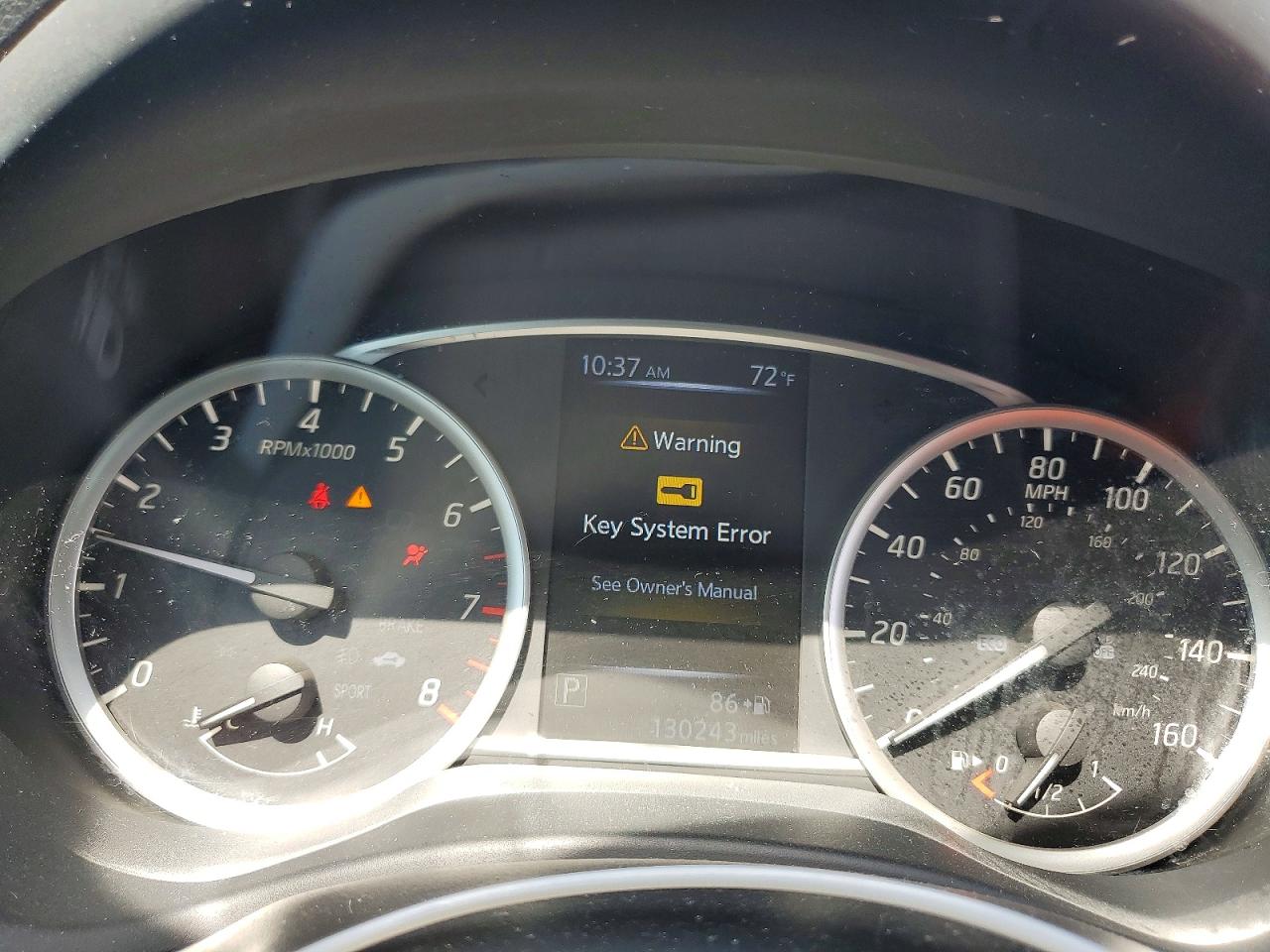 2016 Nissan Sentra VIN 3N1AB7APXGY219179 COPART salvage auction — Front End, AL - CERT OF TITLE-SALVAGE TITLE, sold $875 on 2026-06-25 (photo 9)