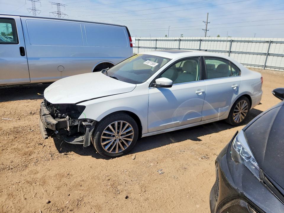 2016 Volkswagen VIN 3VWL07AJ7GM377863 COPART salvage auction — FRONT END, Wv - Salvage Certificate, sold $1,900 on 2026-07-09 (photo 1)
