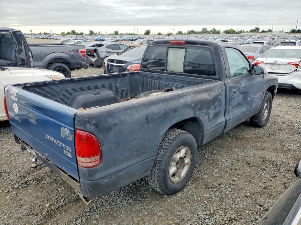1997 Dodge Dakota VIN 1B7FL26X4VS252332 COPART salvage auction — REAR END, Ca - Salvage Certificate, sold $175 on 2026-07-09 (photo 3)