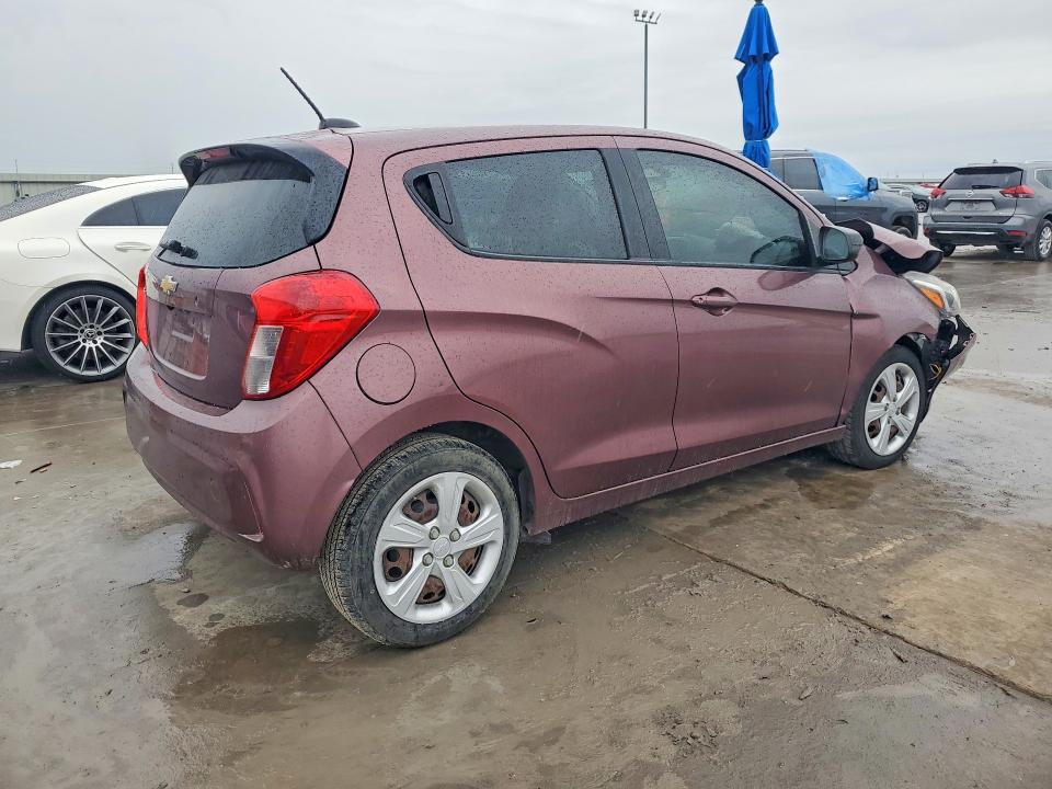 2019 Chevrolet Spark VIN KL8CB6SA5KC732165 COPART salvage auction — FRONT END, Tx - Salvage Vehicle Title, sold $1,050 on 2026-07-06 (photo 3)