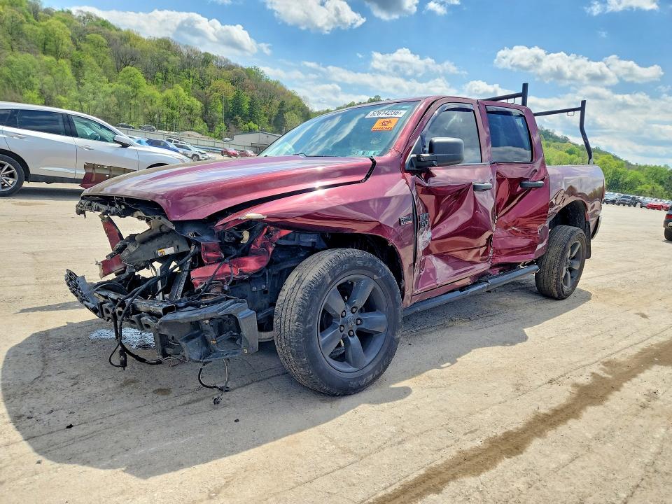 2019 Ram 1500 VIN 1C6RR7FTXKS608193 COPART salvage auction — ALL OVER, PA - CERTIFICATE OF SALVAGE, sold $1,300 on 2026-07-02 (photo 1)