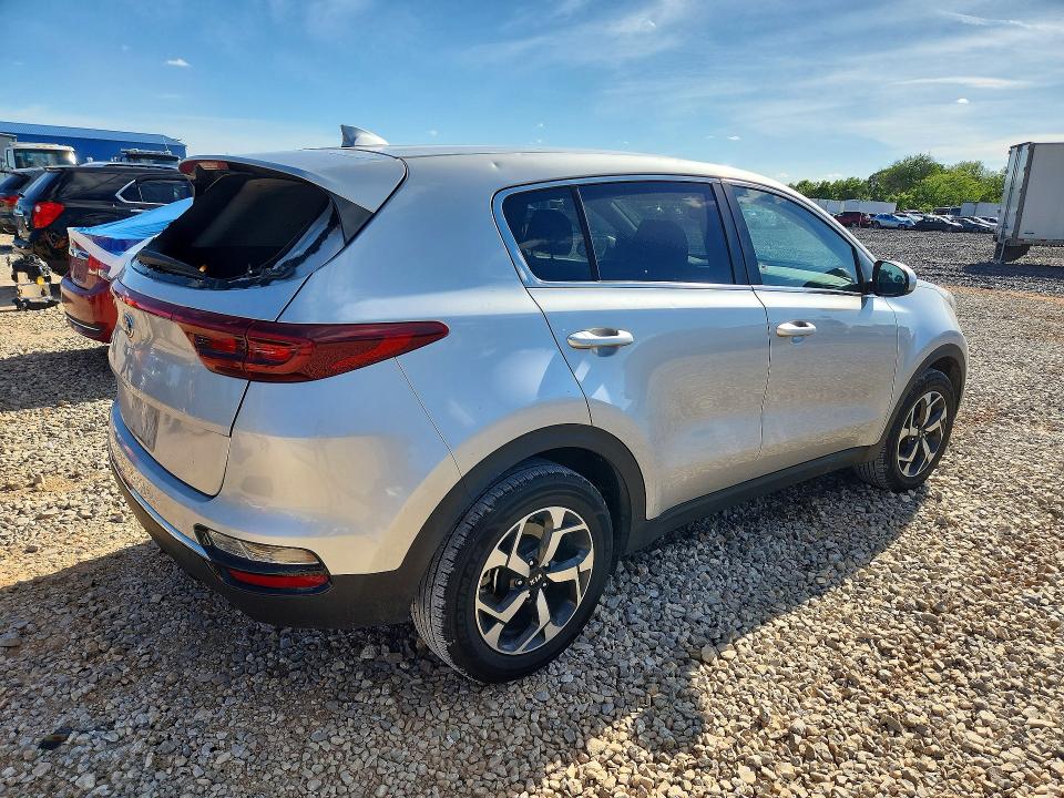 2021 Kia Sportage VIN KNDPM3AC0M7888985 COPART salvage auction — HAIL, Mo - Salvage Certificate Of Title, sold $2,800 on 2026-07-07 (photo 3)
