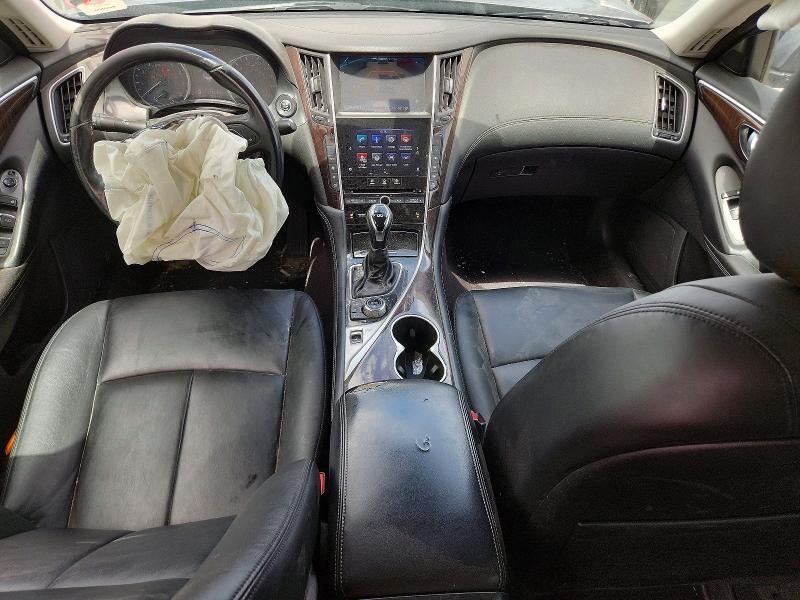 2018 Infiniti Q50 VIN JN1CV7AR2JM280764 COPART salvage auction — FRONT END, UT - SALVAGE CERTIFICATE, sold $325 on 2026-07-31 (photo 8)
